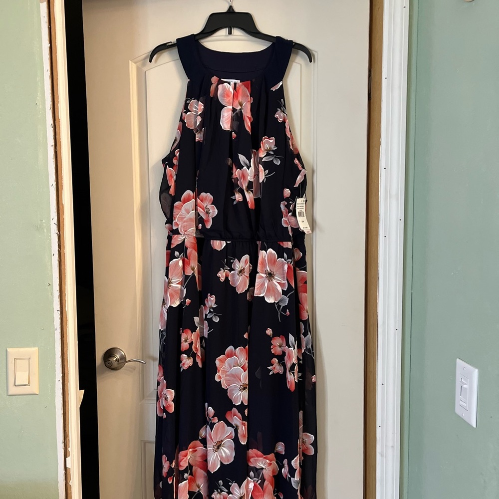 Robbie Bee halter maxi dress.